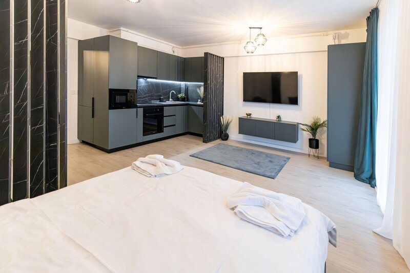 Ivory, rond OMV, Pipera, studio nou, lux, mobilat, TVA 0,