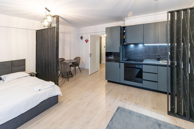 Ivory, rond OMV, Pipera, studio nou, lux, mobilat, TVA 0,